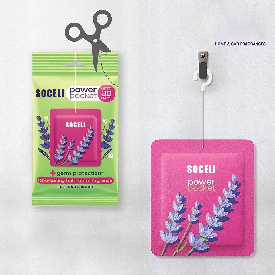 Soceli Power Pocket Hanging Air Freshener Gel Aroma